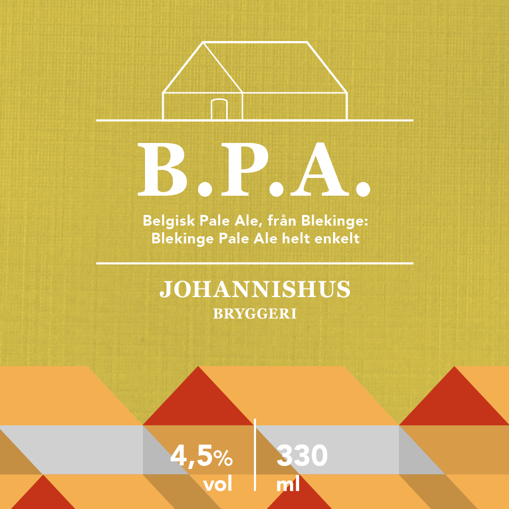 Ursnitt av etikett för Johannishus B.P.A.